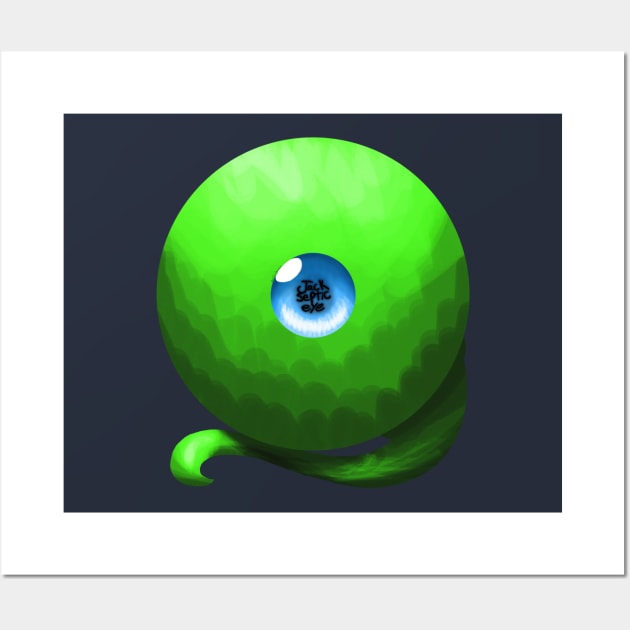 Septiceye Sam Wall Art by CrazyMeliMelo